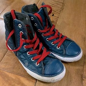 Converse quilted high tops